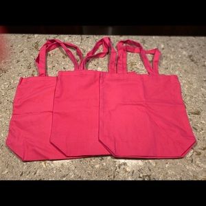 Lot of Three Canvas Tote Bags